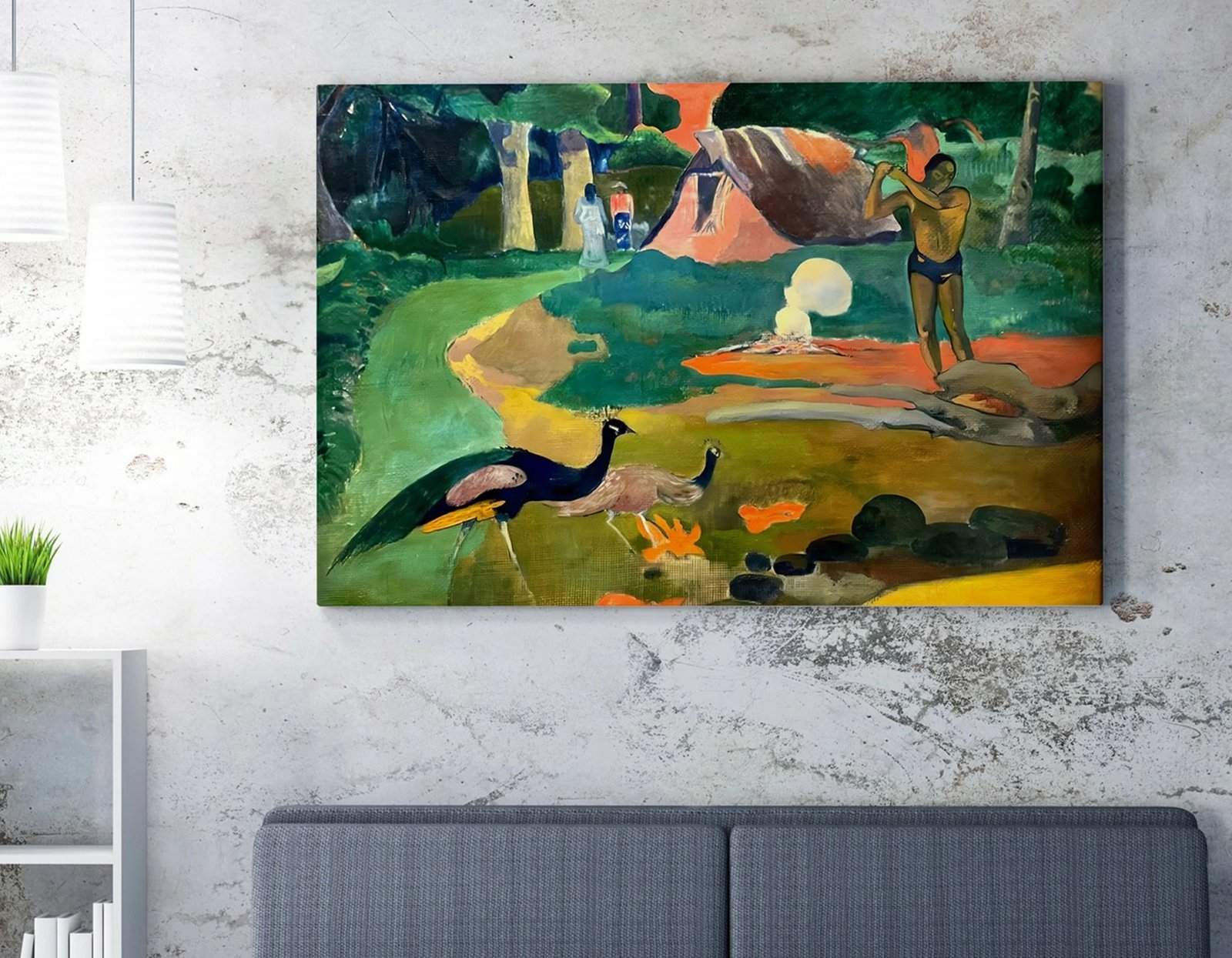 Pikturë dekorative në kanavacë me kornizë, shumëngjyrëshe, WY295, 50x70cm