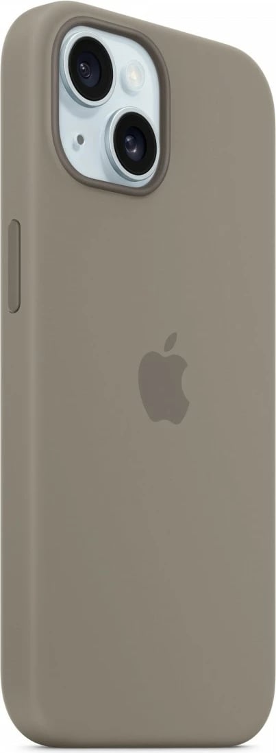Mbështjellës Apple MXPG3ZM/A për iPhone 15 6.1", silikon, MagSafe, Ash Brown