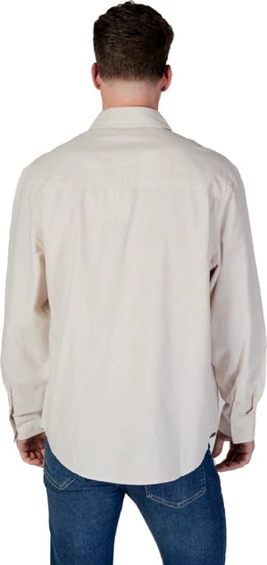 Këmishë Calvin Klein Jeans për meshkuj, beige