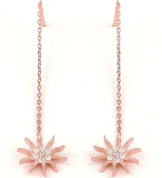 Vathë argjendi Elika Silver, EKR2029, shumëngjyrësh, 7 cm