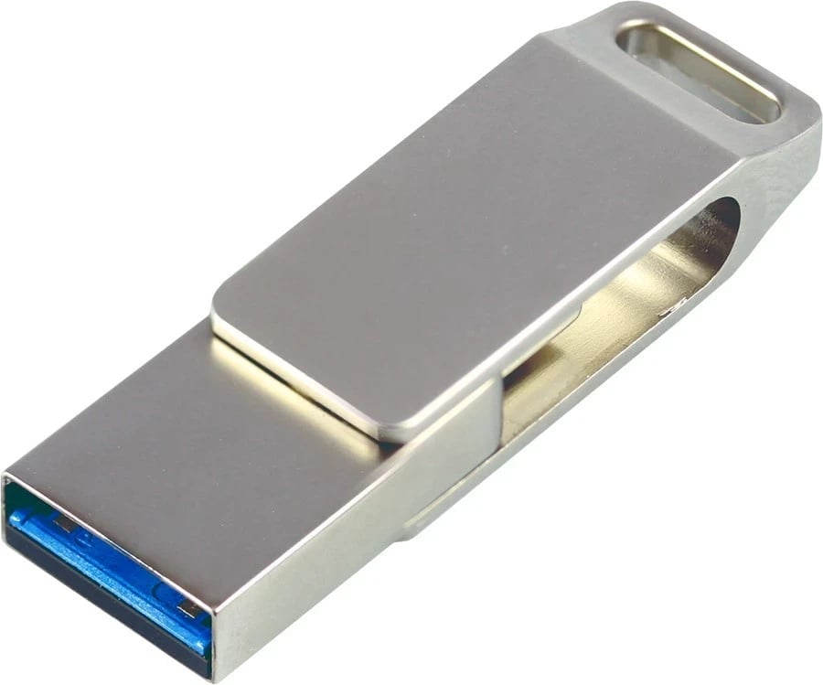USB GoodRAM ODA3, 128GB, argjendtë