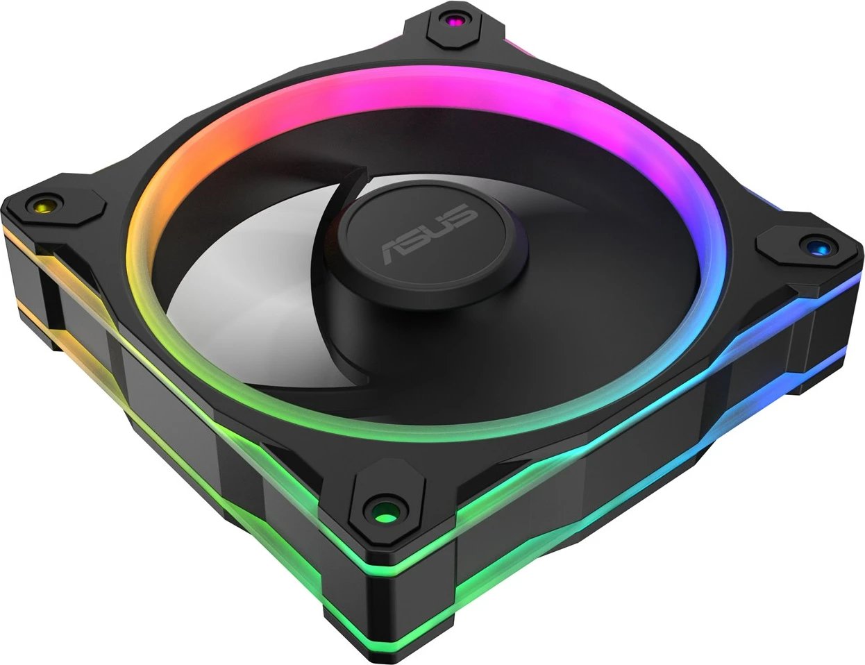 Set ventilatorë kasë ASUS Prime MR120 Fan ARGB Reverse, 12 cm, 3 copë, Zi