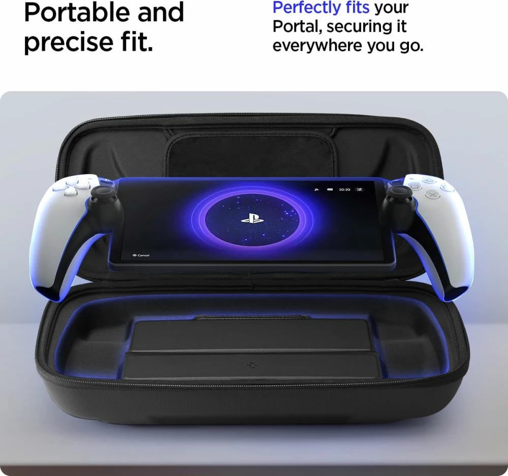 Mbështjellës Spigen Rugged Armor Pro për Sony Playstation Portal, i zi Mbështjellës Spigen Rugged Armor Pro për Sony Playstation Portal, i zi