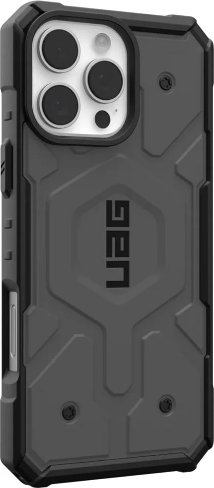 Mbështjellës Urban Armor Gear Pathfinder për celular, për Apple, 17.5 cm (6.9"), TPU, argjend