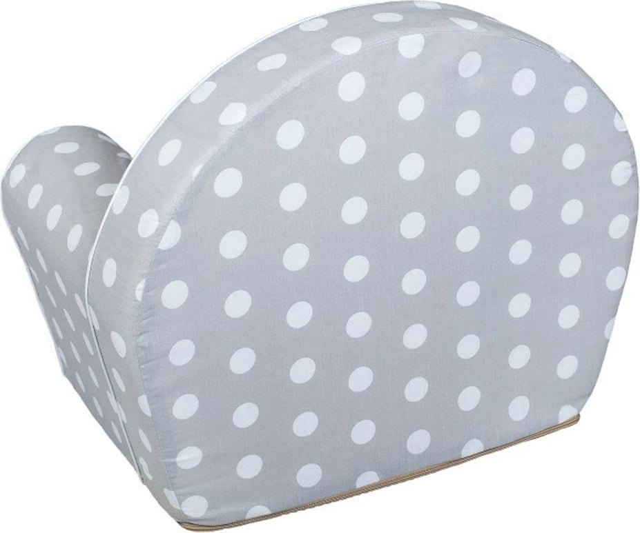 fotelë për fëmijë, New Baby, Zebra, 42x53 cm, kapak pambuku i heqshëm, gri