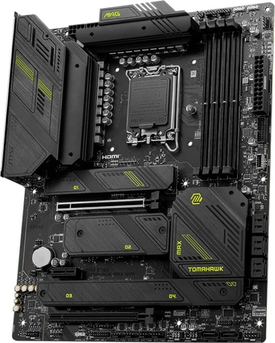 Pllakë amë MSI Z790 TOMAHAWK MAX WIFI, Intel Z790, ATX, E zezë