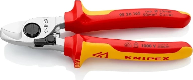 Prerës kabllosh dore Knipex 95 26 165, Çelik