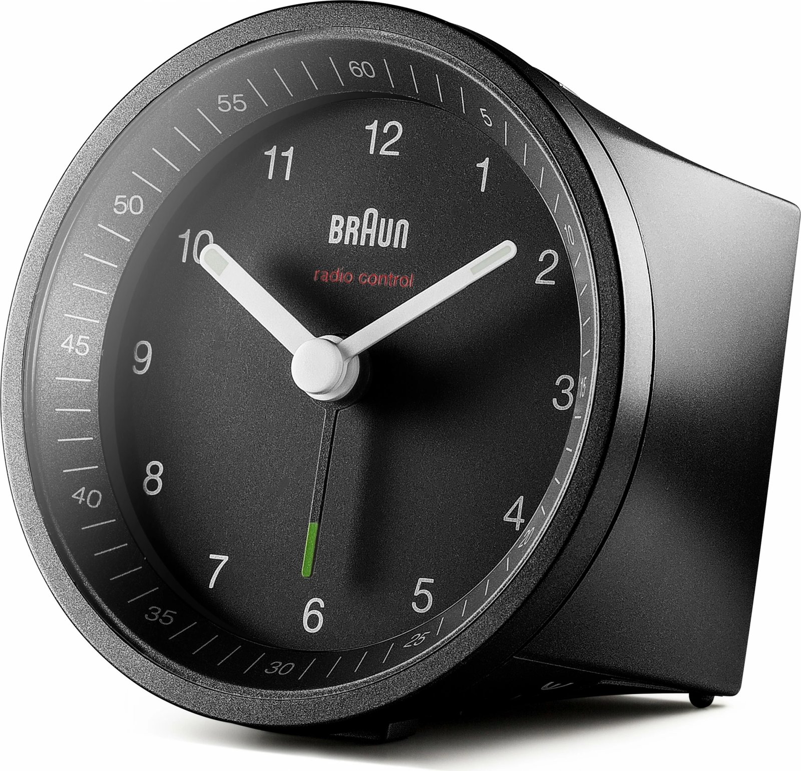 Alarm Braun BC07, quartz, analog, zi, backlight verdhë Alarm Braun BC07, quartz, analog, zi, backlight verdhë