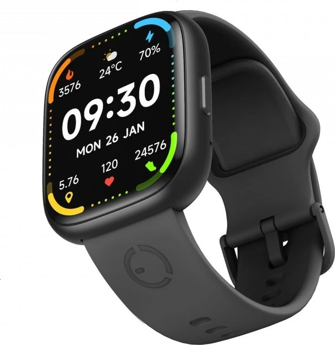 Smartwatch EcoWatch EW06, 1.83", Bluetooth, IP68, E zezë