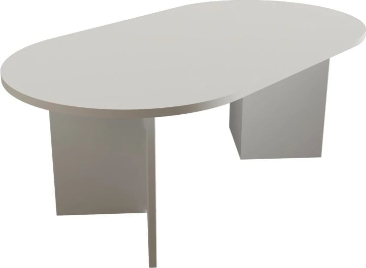 Tavolinë kafeje Skye Decor, Leo Large, e bardhë