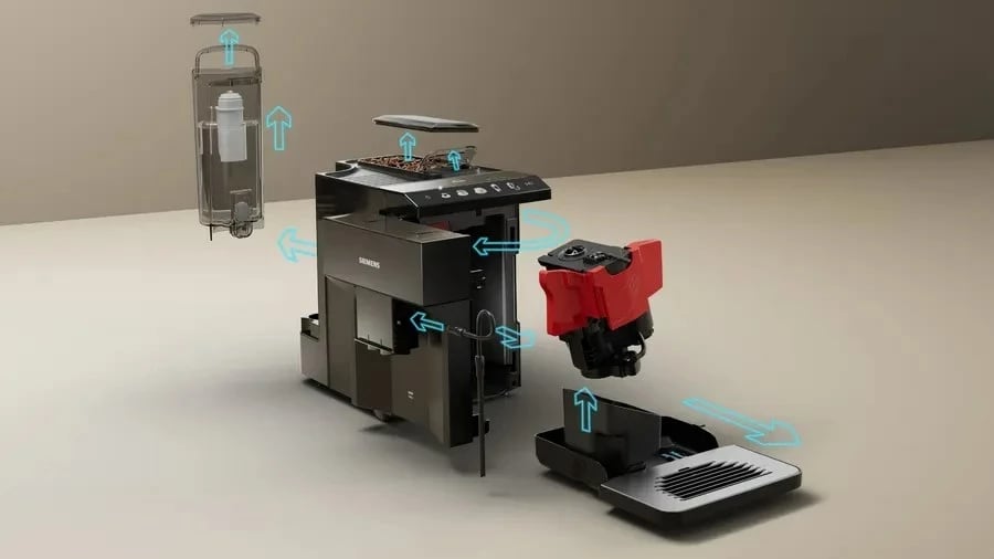 Aparat kafeje Siemens EQ.500 TP511R09, 1.9 L, Automatik, Zi