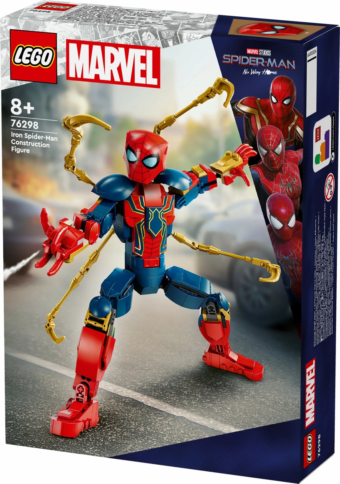 Set ndërtimi LEGO Iron Spider-Man 76298, 303 pjesë, shumëngjyrësh Set ndërtimi LEGO Iron Spider-Man 76298, 303 pjesë, shumëngjyrësh