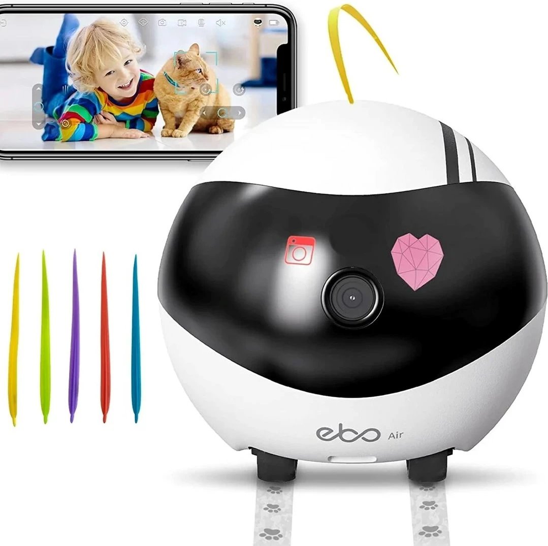 Robot inteligjent ENABOT Ebo Air, WH287302, me kamerë, bardhë/zi