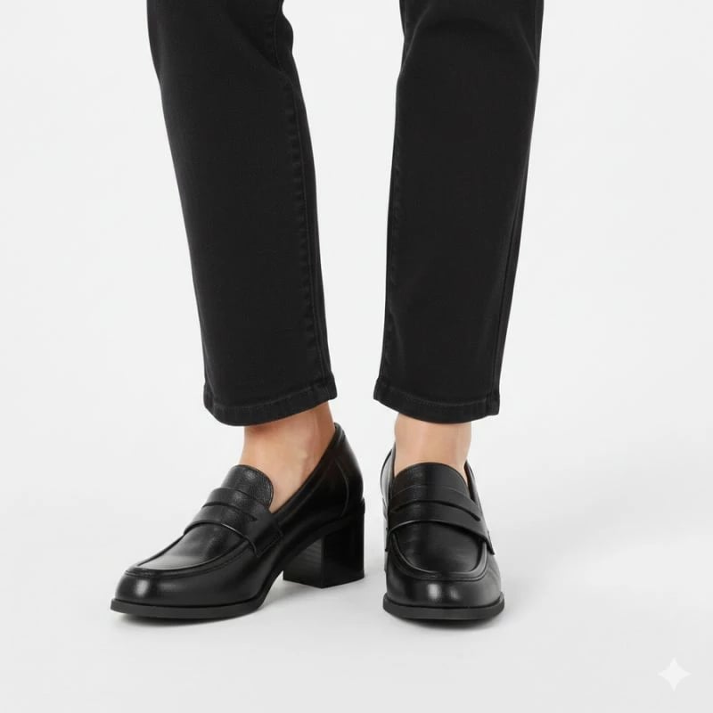 Këpucë me taka për femra M. Daszyński MR2201D-3A, të zeza