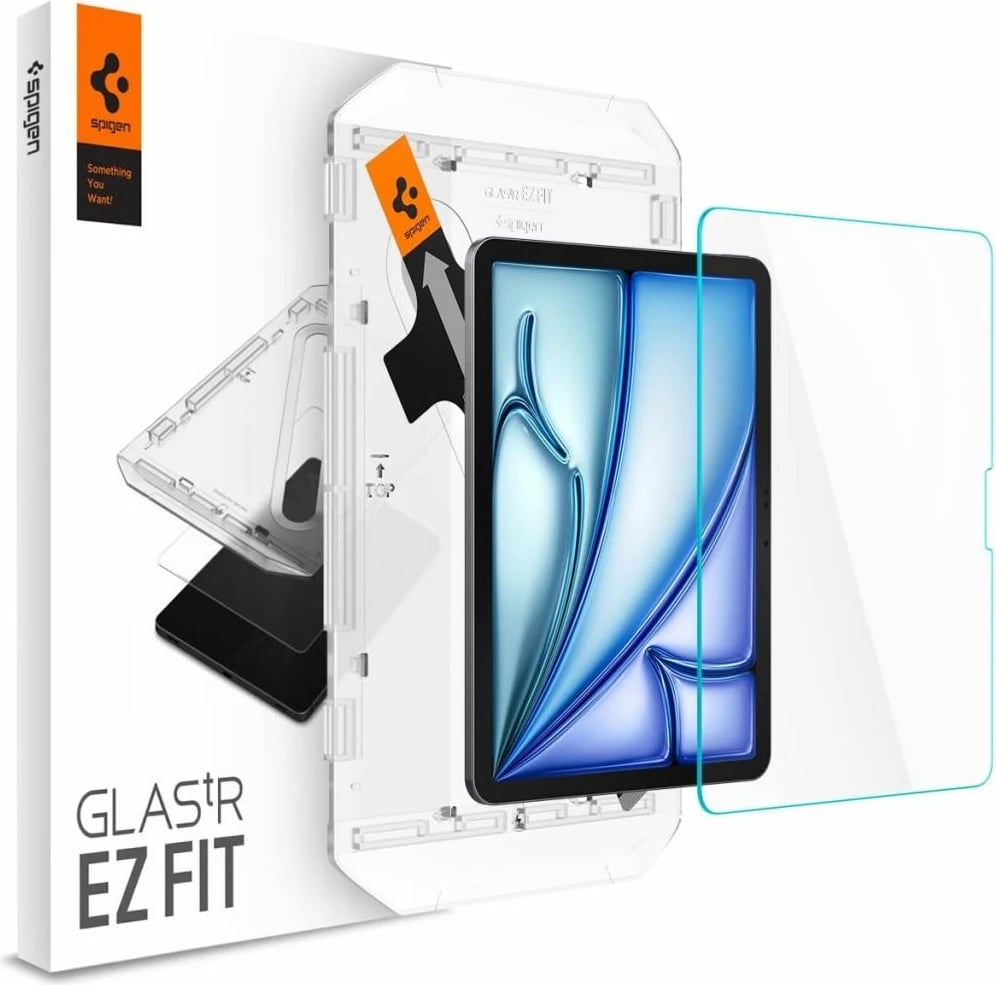 Xham i temperuar Spigen Glas.tR EZ Fit për iPad Air 11" (2024), Transparent