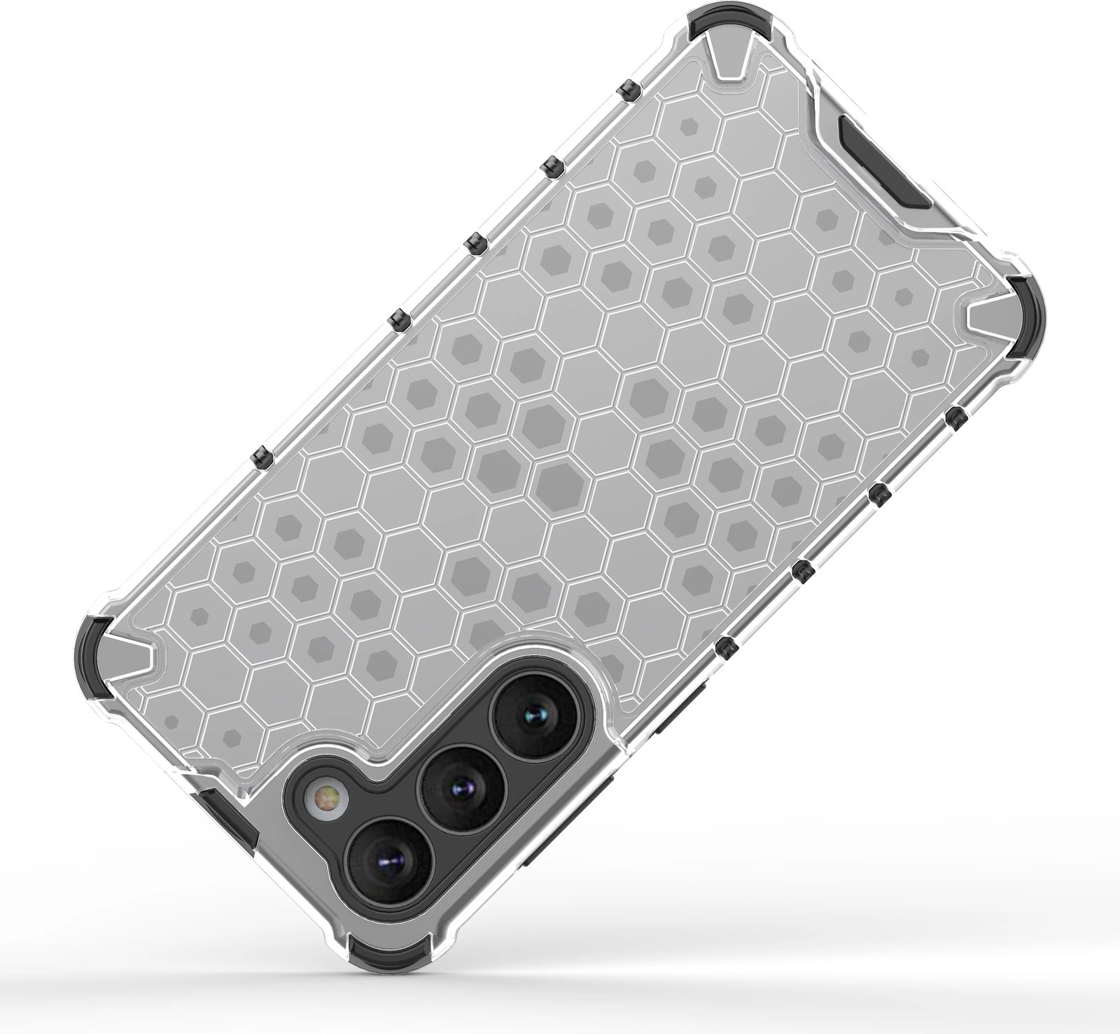 Mbështjellës Hurtel Honeycomb për Samsung Galaxy S23, i zi