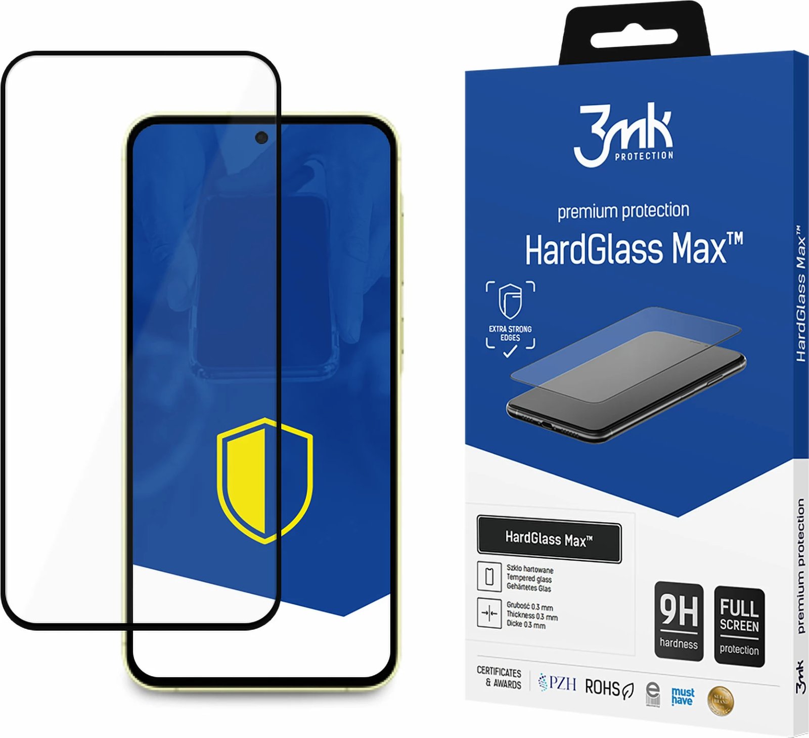 Xham i fortë 3mk HardGlass Max për Samsung Galaxy A35 / A55 5G