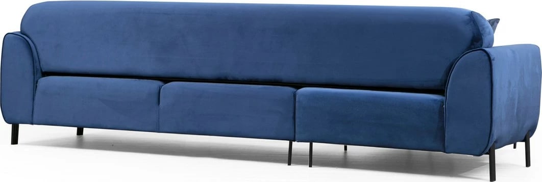 Kënd divan-krevat Atelier del Sofa, kënd majtas, ngjyrë blu e errët (Chl-3R)
