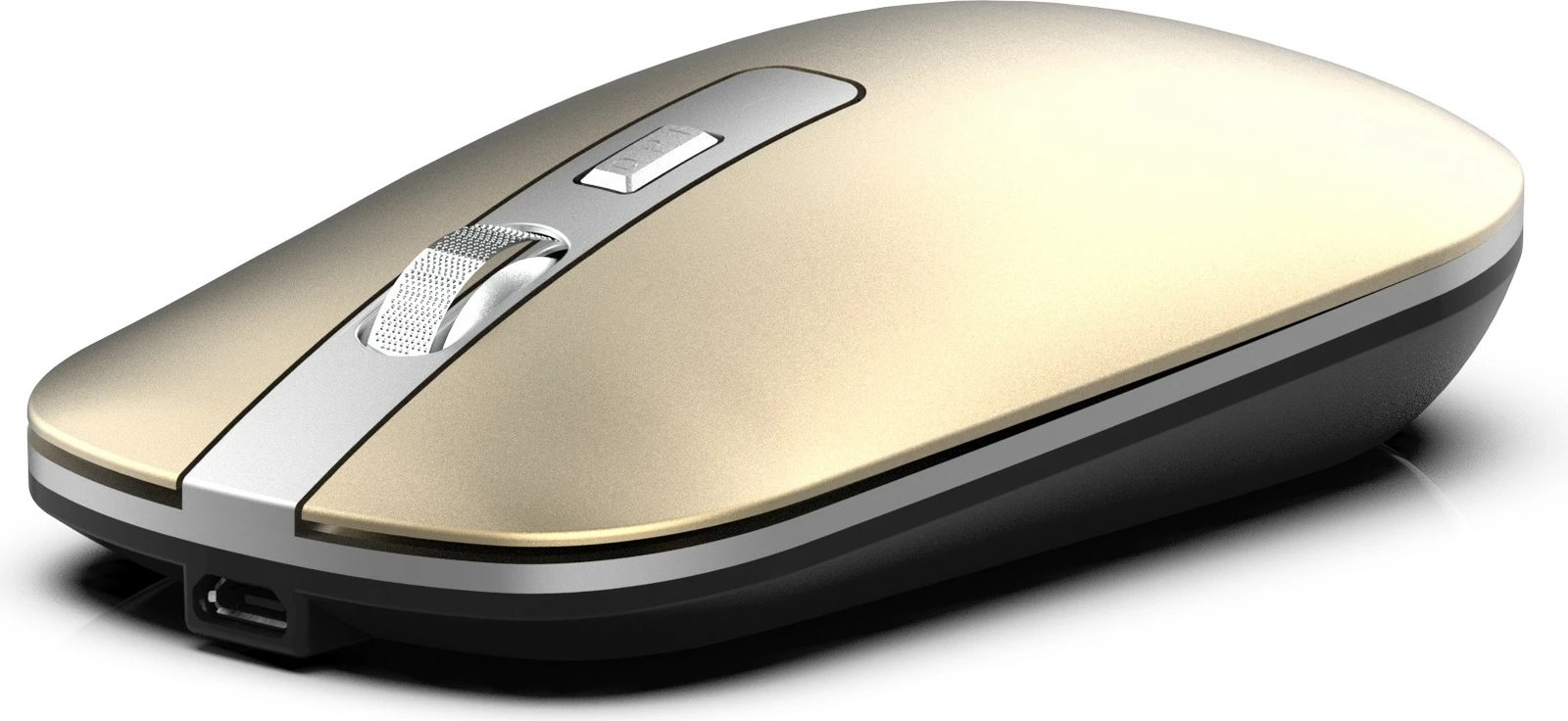 Maus Inca IWM-531RS, 1600 DPI, wireless & Bluetooth, ngjyrë metalike