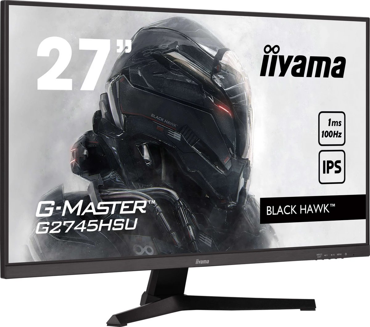 Monitor gaming, iiyama G-Master G2745HSU-B2, 27", IPS, 100Hz, 1ms, i zi