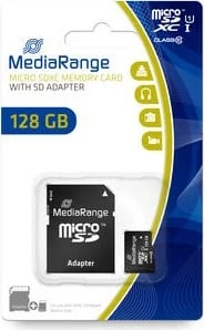 Kartelë memorie MediaRange MR945 128GB MicroSDXC Class 10 UHS-I e zezë