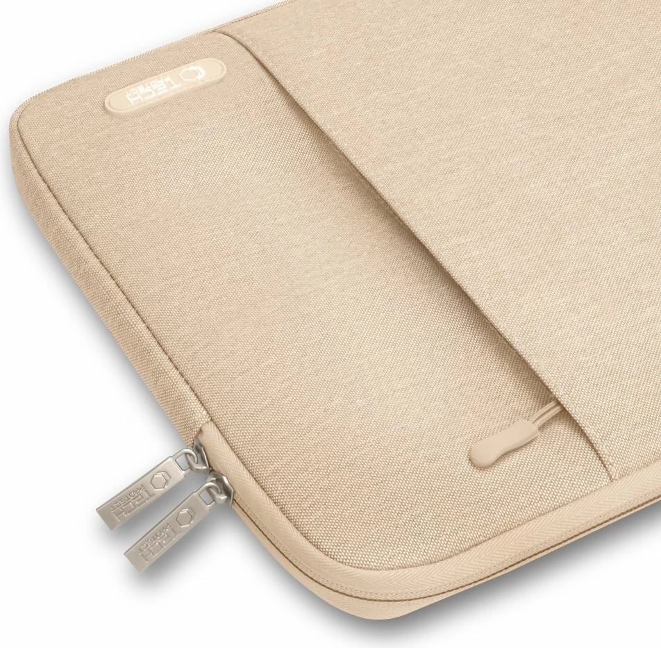 Mbështjellës laptopi Tech-Protect Sleeve, 13-14 inç, Bezhe