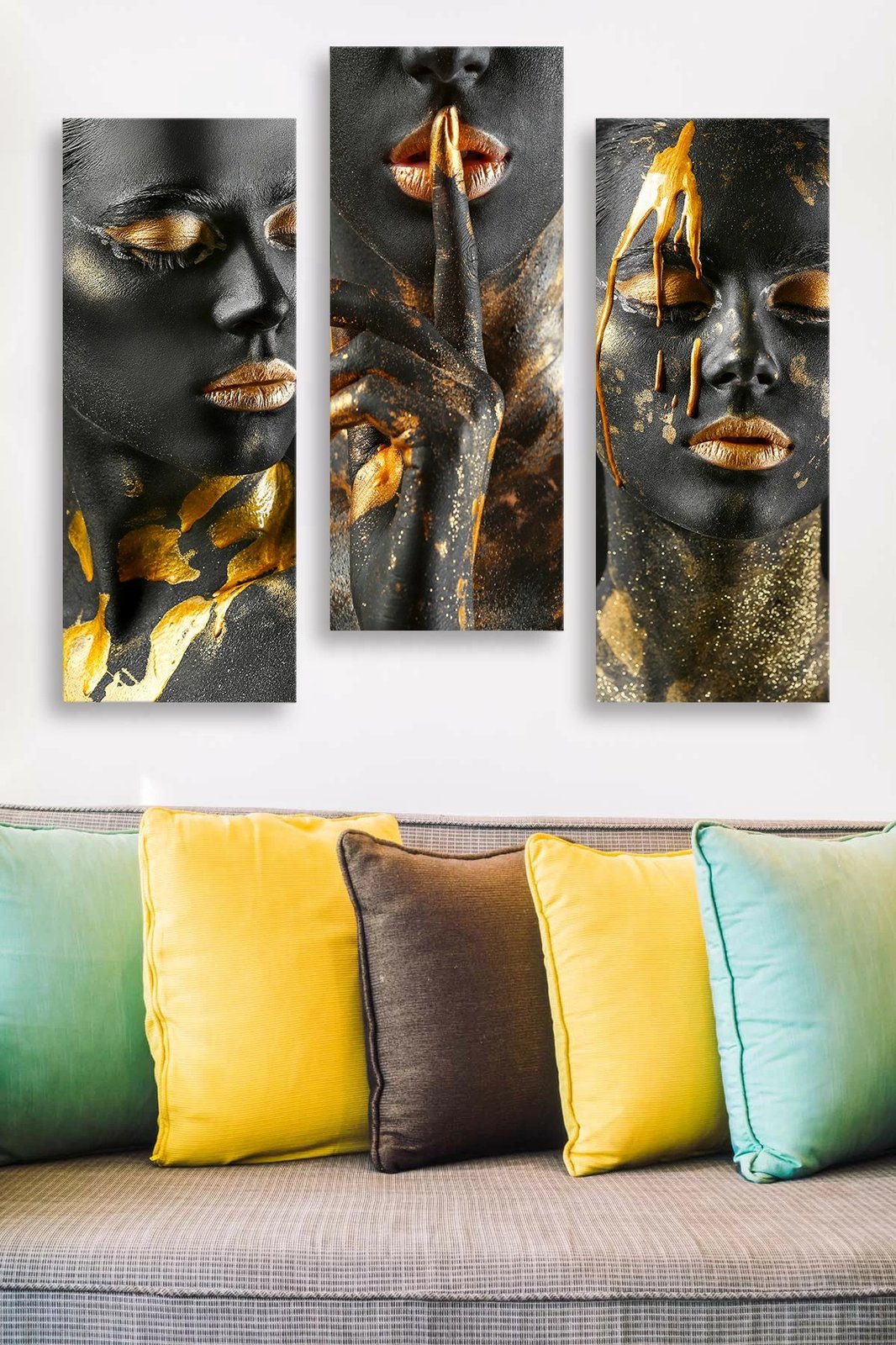 Pikturë dekorative MDF, 3 pjesë, Wallity, MDF0039