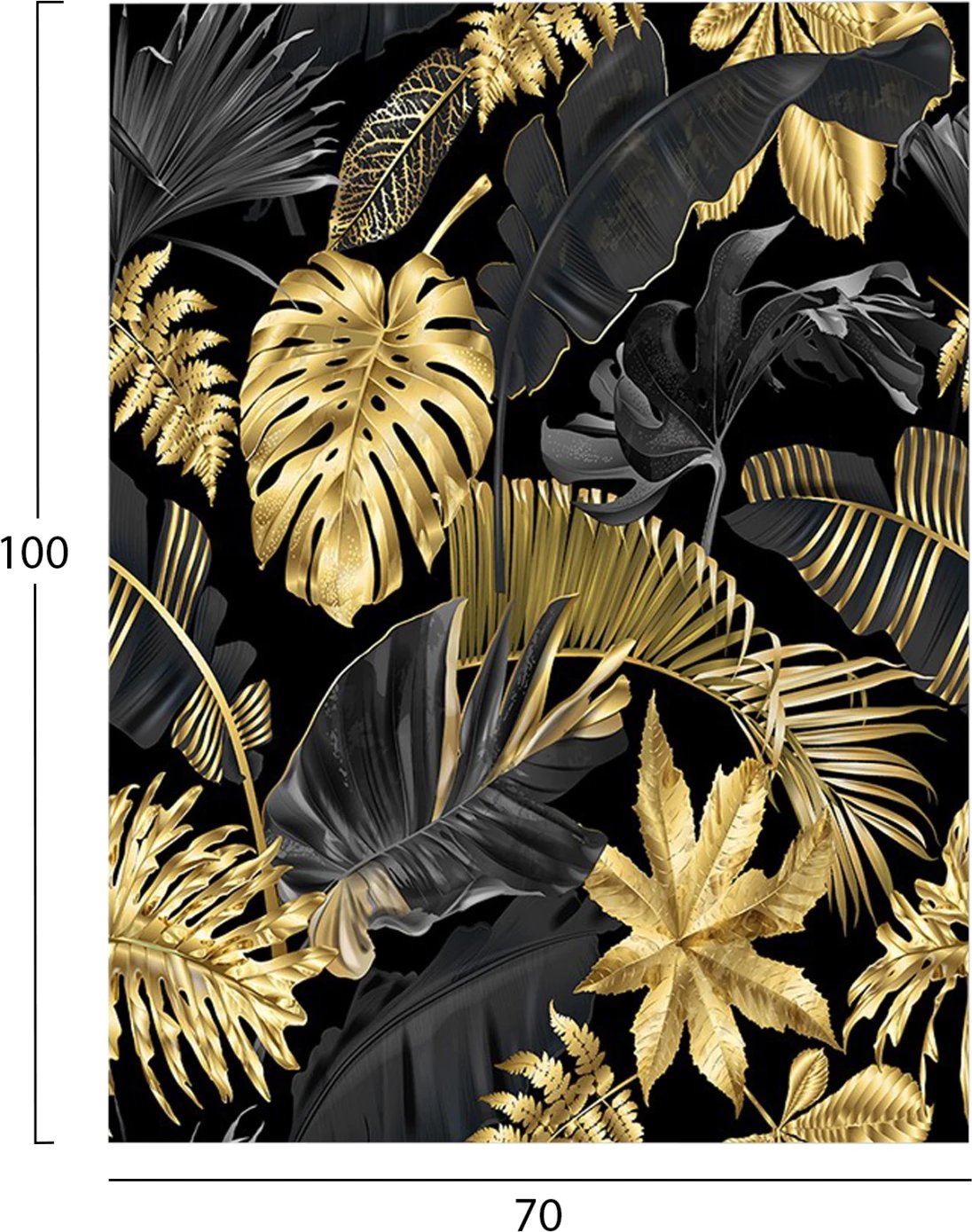 Pikturë muri GOBI, kanavacë e printuar, 70x3x100cm