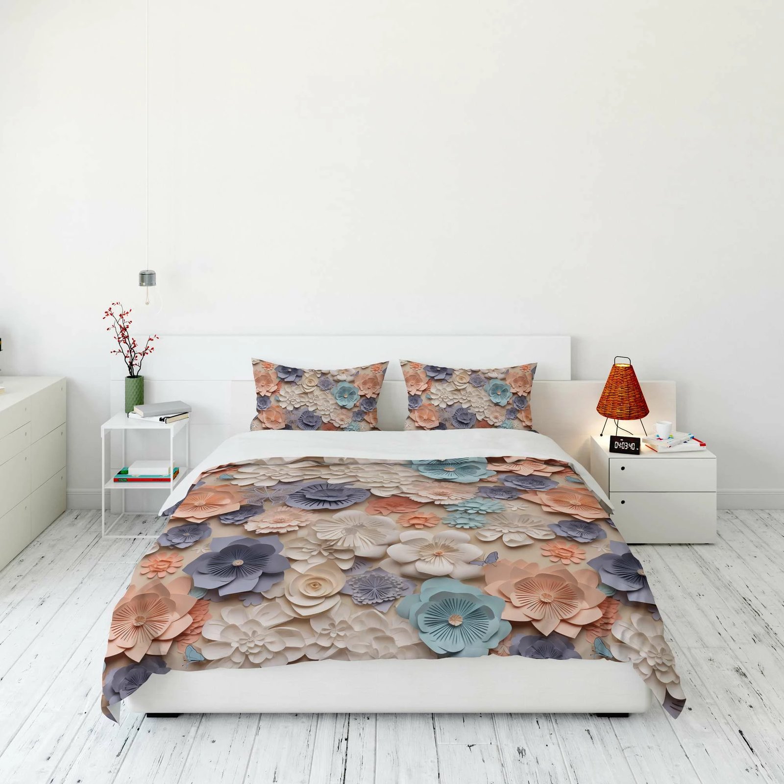 Set mbulesë për jorgan dopio, shumëngjyrësh, L'essentiel, FLW_DVT25-20