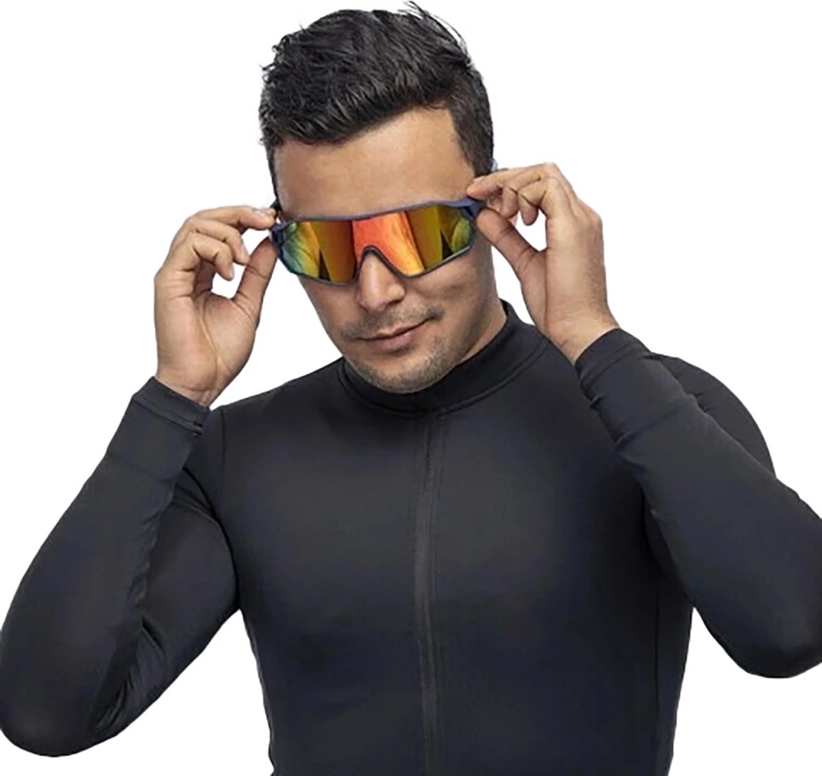 Syze sportive Rockbros 10134PL për çiklizëm, polarizuese, Blu