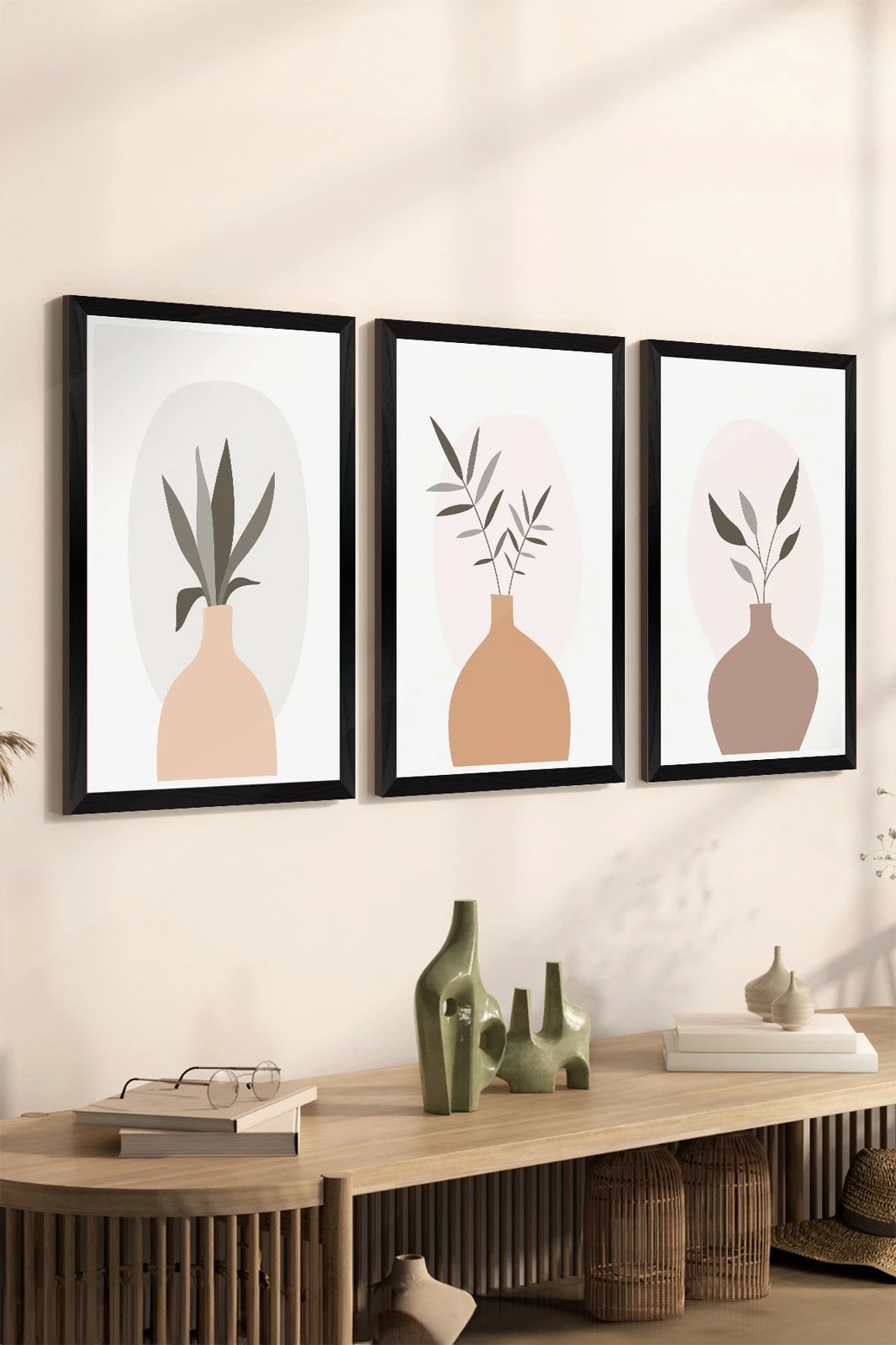 Set pikturash dekorative (3 copë), Wallity, Artsycllct21