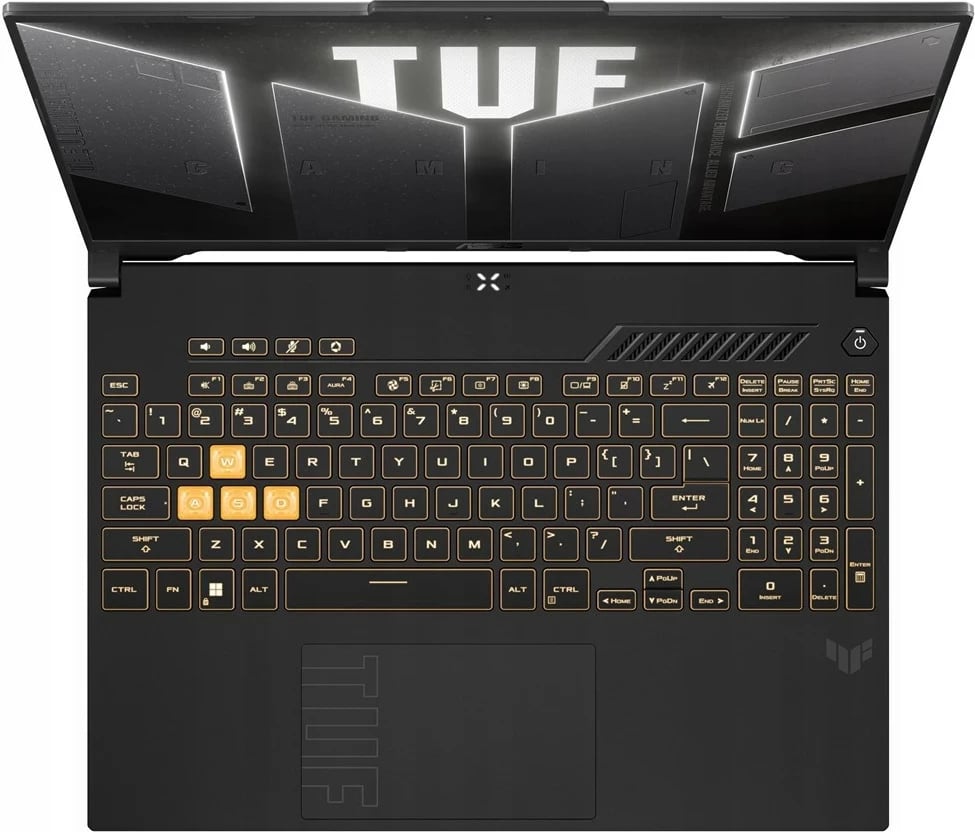 Laptop gaming ASUS TUF Gaming F16 FX607VU-I5085W, 16", Intel Core Ultra 5 210H, 8 GB RAM, 512 GB SSD, NVIDIA RTX 4050, Gri