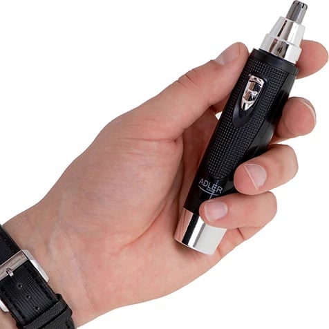 Trimmer hunde dhe veshësh, Adler AD 2911, me bateri AA, i portativ, i zi