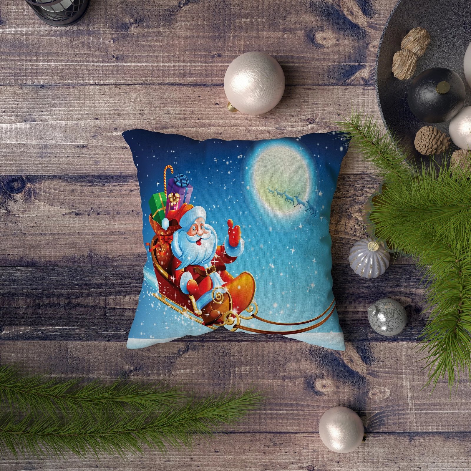 Jastëkëmbulesë Aberto Design, NYXMAS138, shumëngjyrëshe, 43x43cm