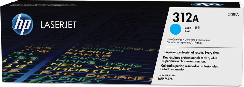 Toner HP 312A CF381A kapacitet standard deri 2700 faqe cyan