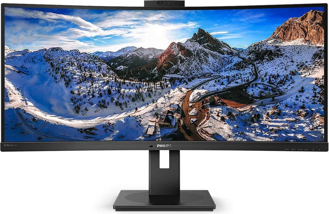 Monitor Philips P Line 346P1CRH/00, 34 inç, UltraWide Quad HD, LED, USB-C, i zi