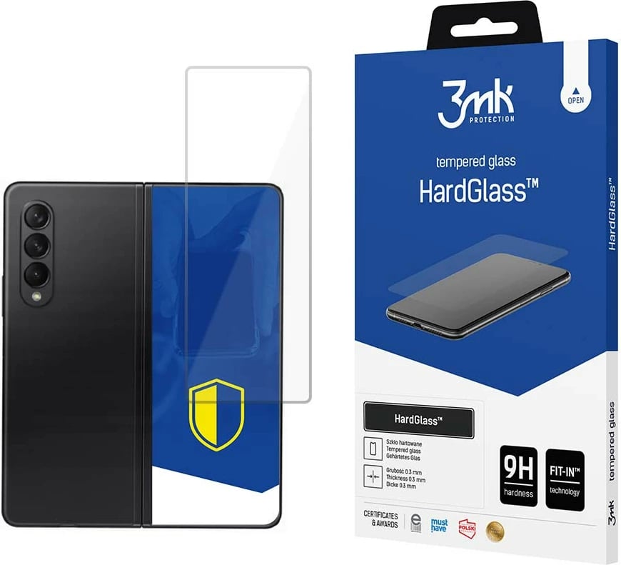 Xham mbrojtës 3mk HardGlass për Samsung Galaxy Z Fold4, 9H, Transparent