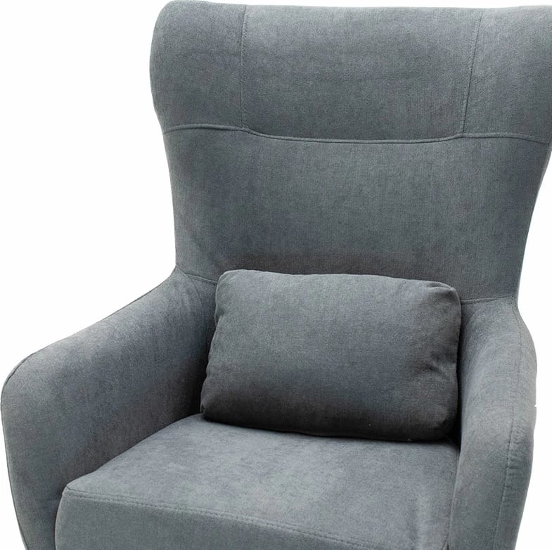 Fotel Rimbo, ngjyrë gri, 66x81x102cm