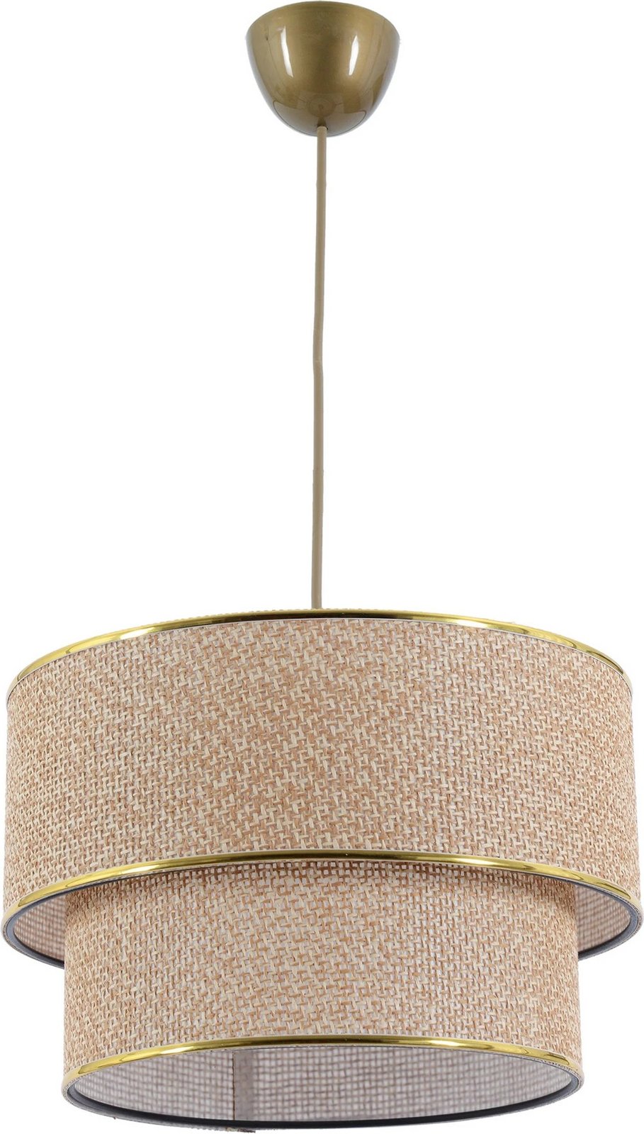 Llambë tavani Opviq, Coral Wicker, ecru dhe kafe Llambë tavani Opviq, Coral Wicker, ecru dhe kafe