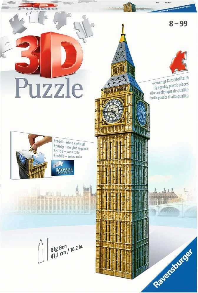 Puzzle 3D Ravensburger Big Ben, 216 pjesë