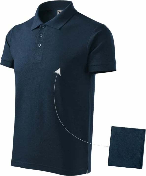 Polo maicë Malfini për meshkuj, blu marine