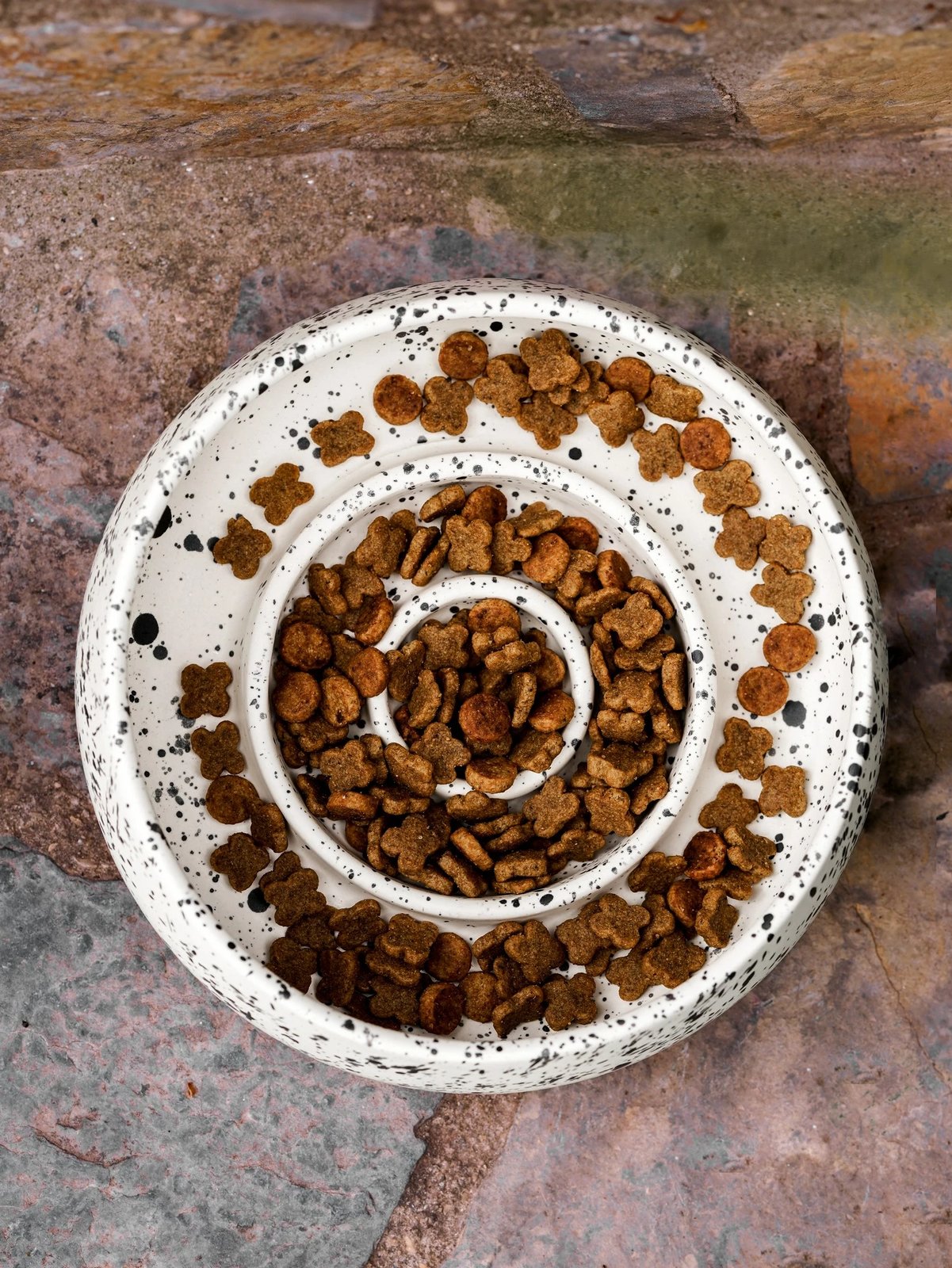 Enë ushqimi për kafshë, qeramike, shumëngjyrëshe, Evila Originals, BSPT040, 18x6cm (1 copë)