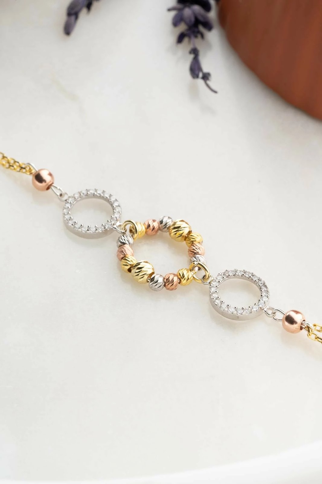 Byzylyk argjendi Jumeon, ngjyrë ari dhe argjendi, NRZ999442