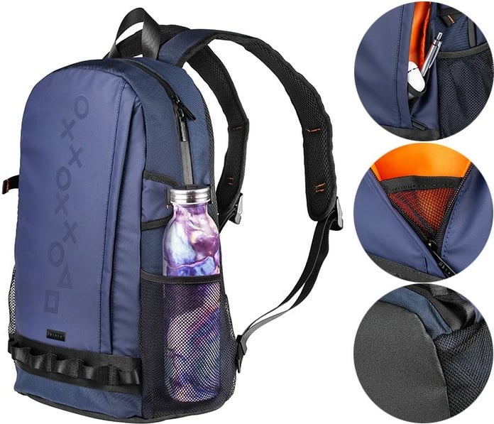 Çantë shpine për notebook Tracer Packer TRATOR47218, 15.6 inç, Poliester, Blu