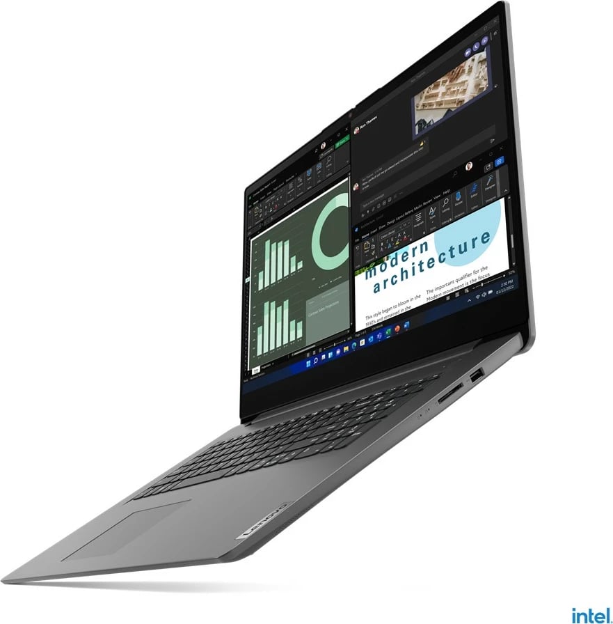 Laptop Lenovo V17, Intel U, 8 GB RAM, 512 GB SSD, Iron Grey