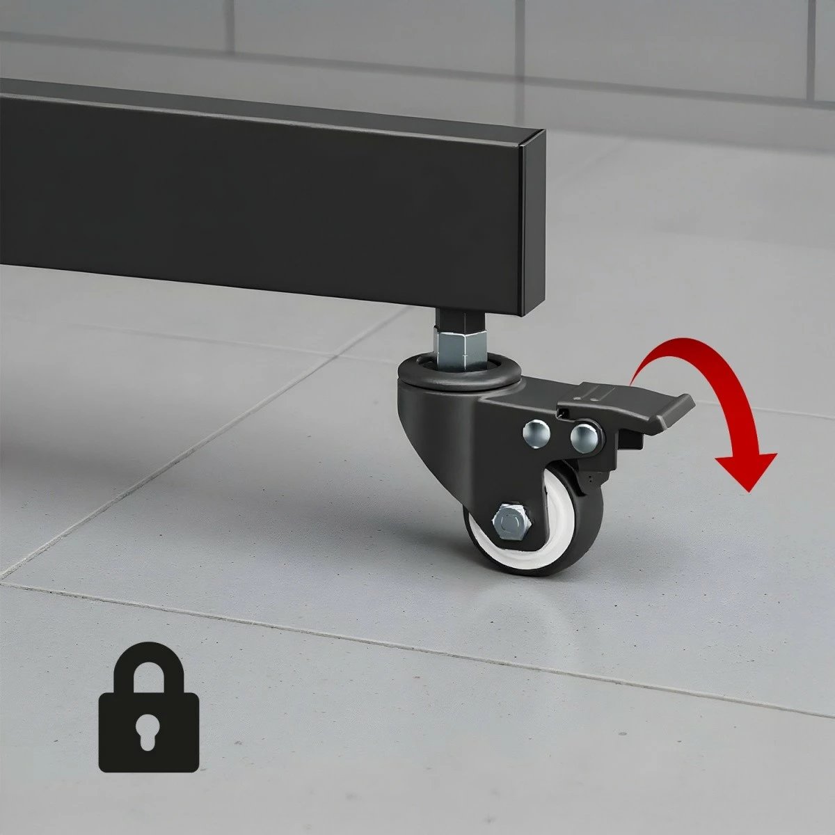 Karrocë për TV Maclean MC-113 B, 37-70", ngarkesë 45 kg, e zezë