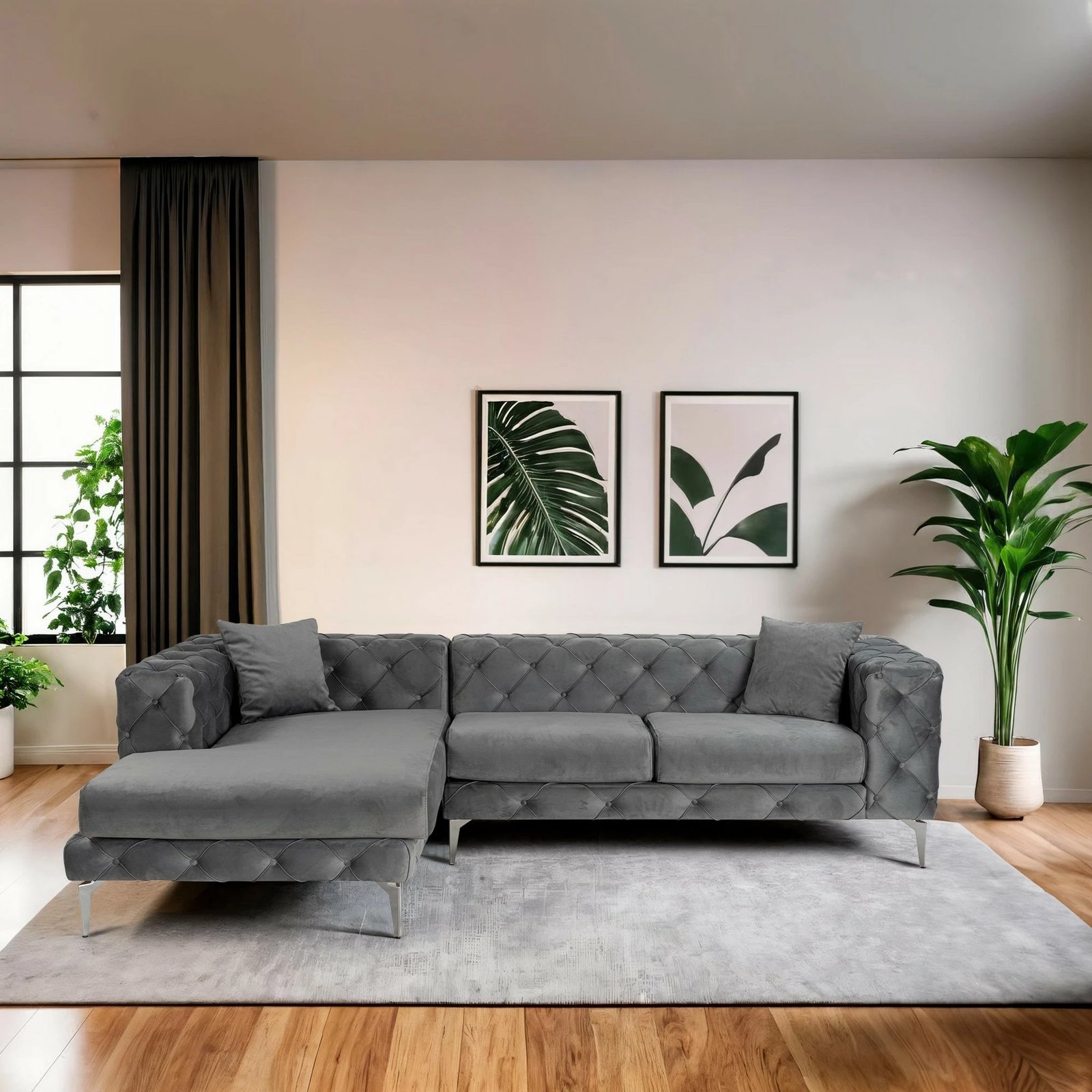 Këndare Atelier del Sofa, Como Eco, kënd i majtë, anthracite