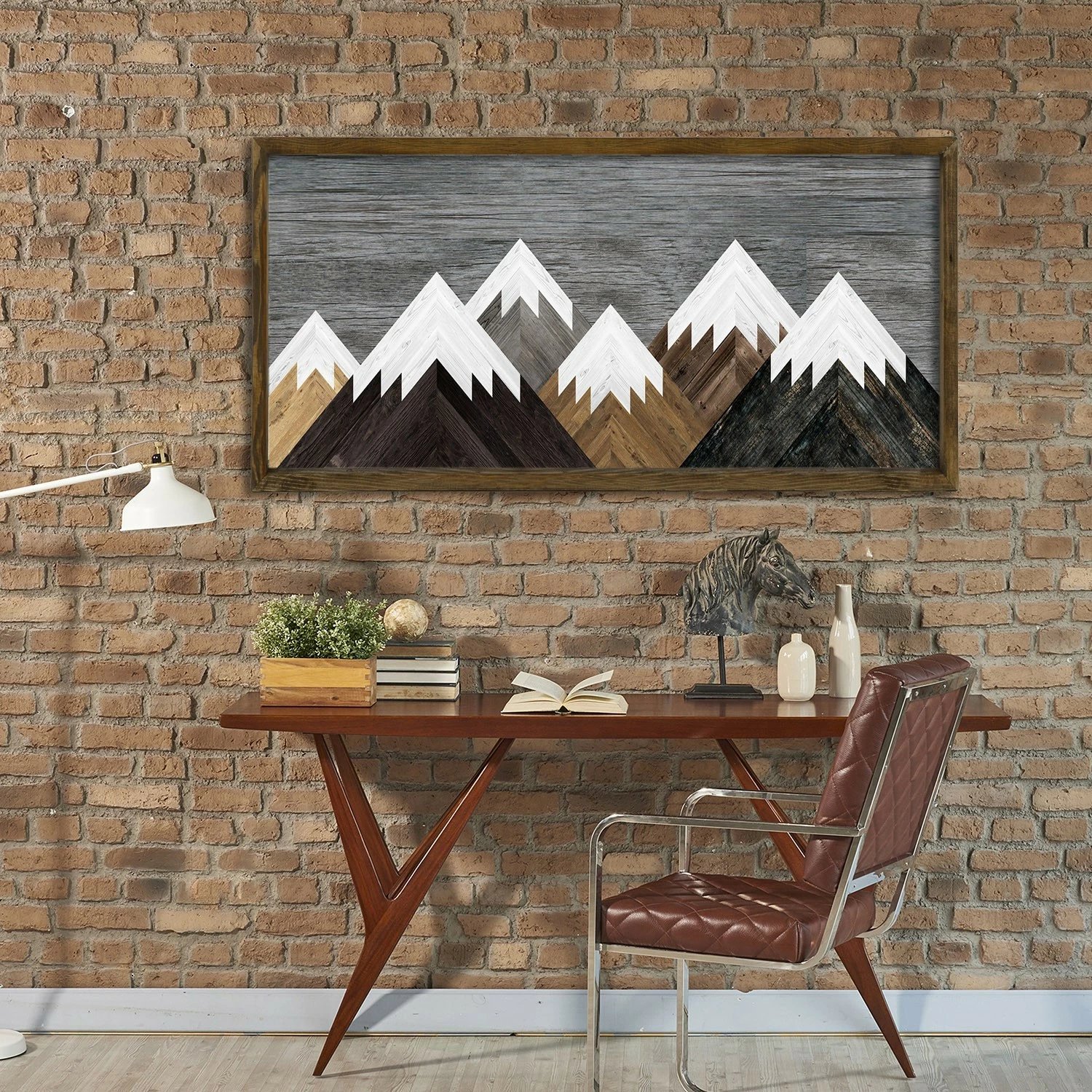 Pikturë dekorative me kornizë, MDF, shumëngjyrëshe, Wallity, TAH044, 60x120cm