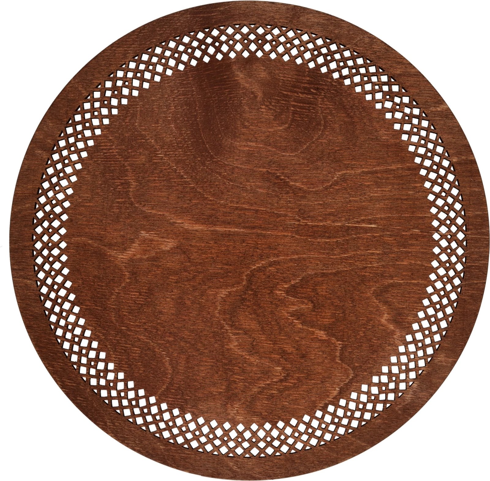 Set nënshtrues tavoline prej druri, 4 copë, Hermia, Selçuk - ngjyrë trëndafili