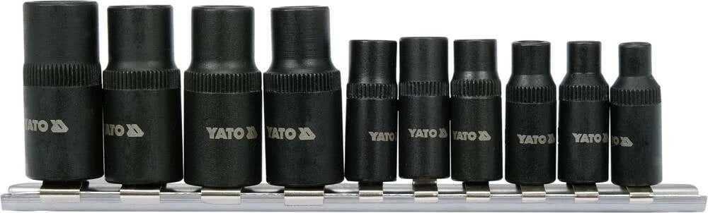 Set dopsash impakti Yato YT-29280, 10 copë